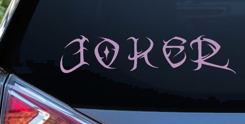 Tribal Joker Biker Car or Truck Window Decal Sticker
