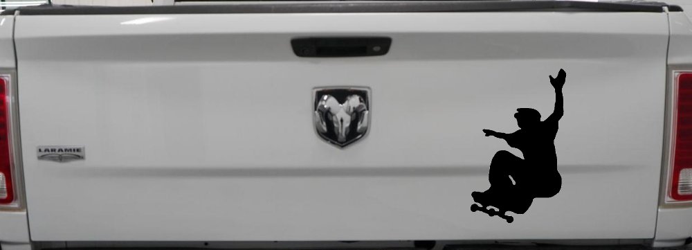 Free Style Skate Boarding Car or Truck Window Decal Sticker