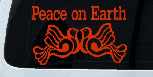 Peace On Earth Christian Car or Truck Window Decal Sticker