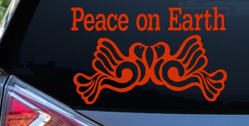 Peace On Earth Christian Car or Truck Window Decal Sticker