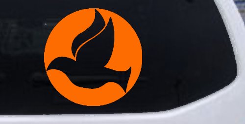 Dove In Circle Christian Car or Truck Window Decal Sticker