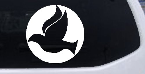 Dove In Circle Christian Car or Truck Window Decal Sticker