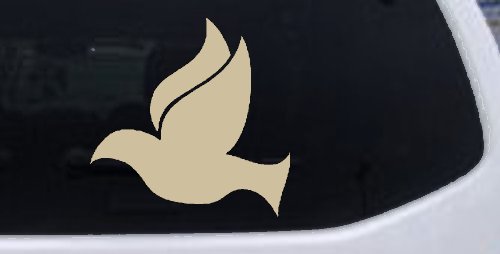 Dove Christian Car or Truck Window Decal Sticker (Desert Sand)