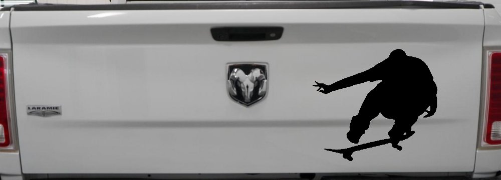 Skate Boarding Car or Truck Window Decal Sticker