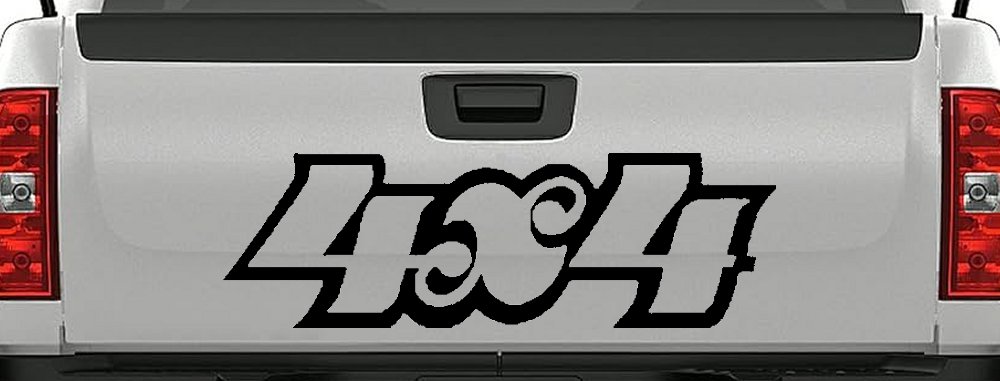 4X4 Off Road Car or Truck Window Decal Sticker (Black)