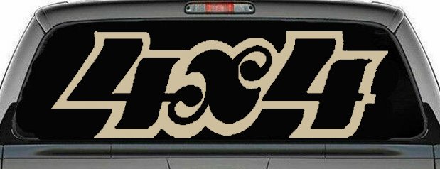4X4 Off Road Car or Truck Window Decal Sticker