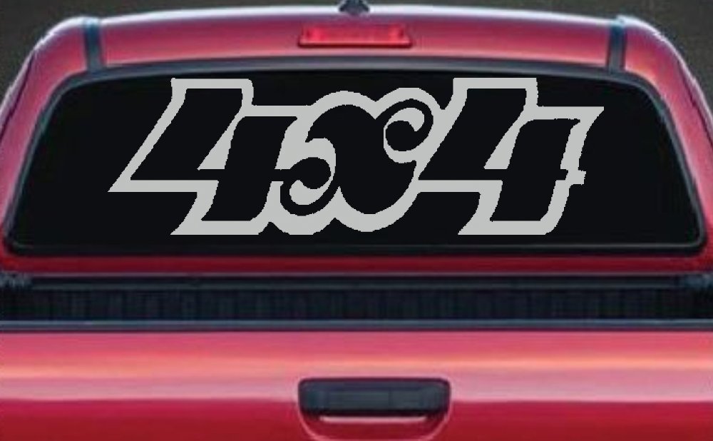 4X4 Off Road Car or Truck Window Decal Sticker (Light Gray)