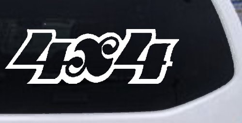 4X4 Off Road Car or Truck Window Decal Sticker (White)