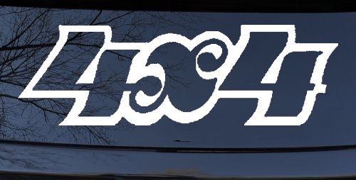 4X4 Off Road Car or Truck Window Decal Sticker (White)