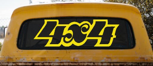 4X4 Off Road Car or Truck Window Decal Sticker