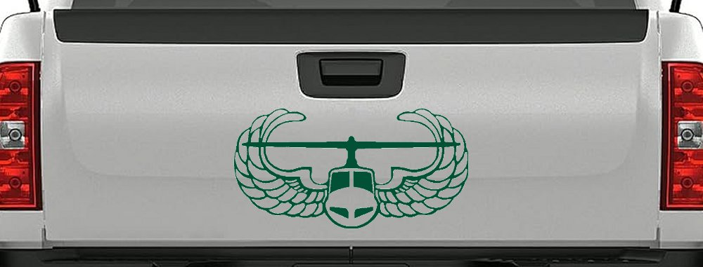 Air Assault Airborne Helicopter with Wings Military Car or Truck Window Decal Sticker