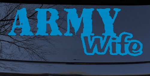 Army Wife Military Car or Truck Window Decal Sticker