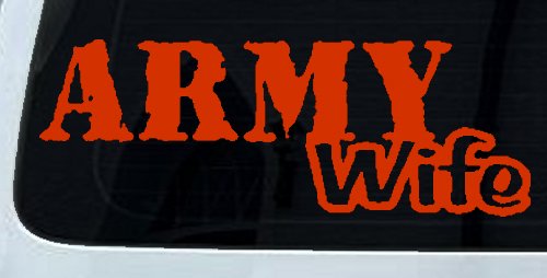 Army Wife Military Car or Truck Window Decal Sticker