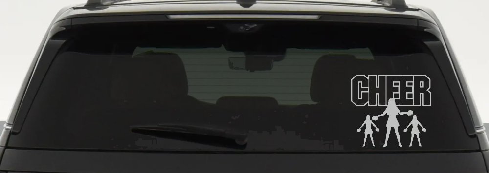 Cheer Cheerleader Car or Truck Window Decal Sticker