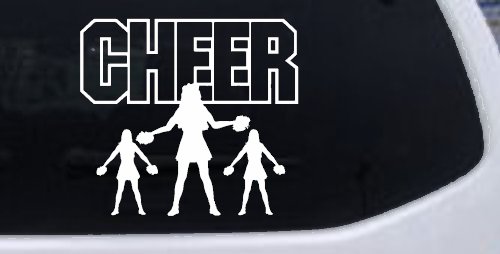 Cheer Cheerleader Car or Truck Window Decal Sticker
