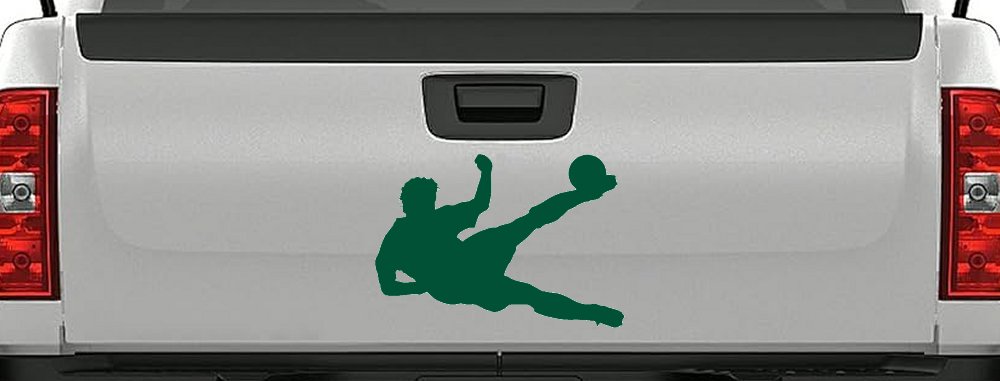 Soccer Player Sports Car or Truck Window Decal Sticker