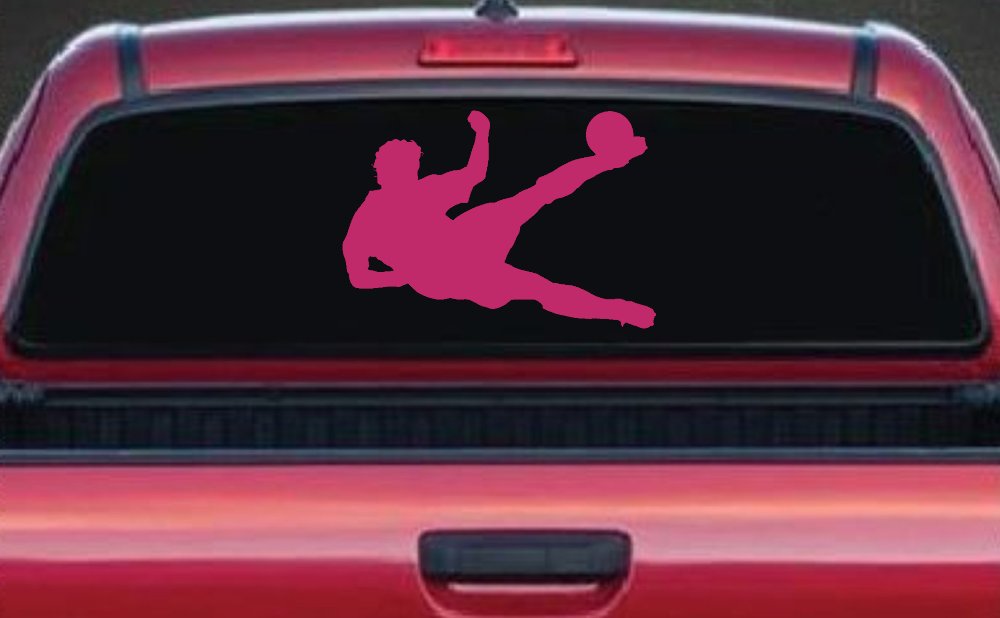 Soccer Player Sports Car or Truck Window Decal Sticker