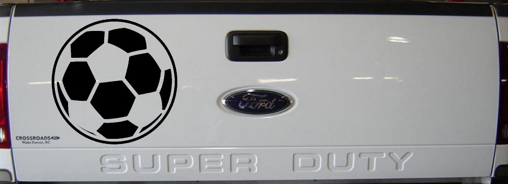 Soccer Ball Sports Car or Truck Window Decal Sticker