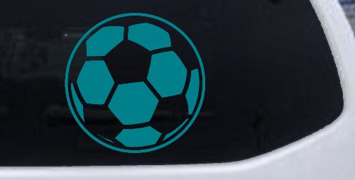 Soccer Ball Sports Car or Truck Window Decal Sticker