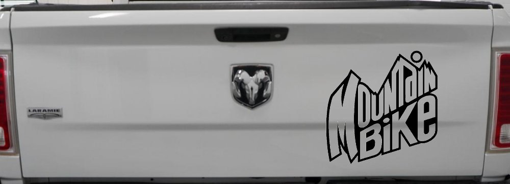 Mountain Bike Sports Car or Truck Window Decal Sticker