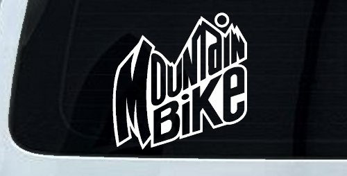 Mountain Bike Sports Car or Truck Window Decal Sticker