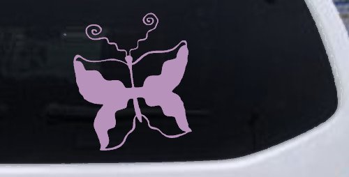 Tribal Butterfly Butterflies Car or Truck Window Decal Sticker (Lilac)