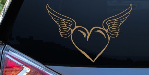 Heart With Wings Love Car or Truck Window Decal Sticker
