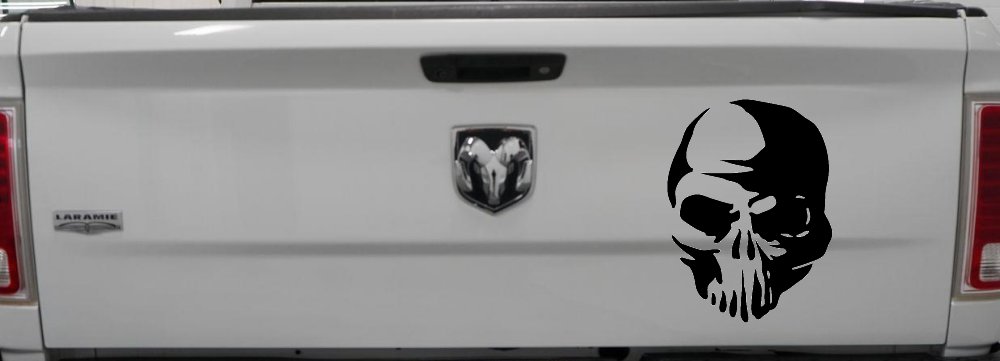 Tribal Skull Car or Truck Window Decal Sticker