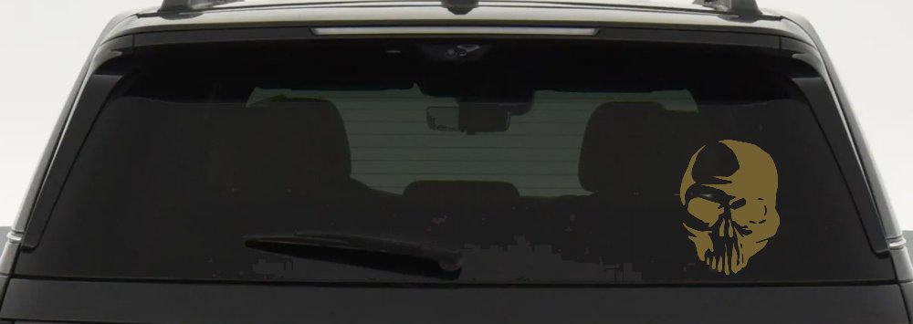 Tribal Skull Car or Truck Window Decal Sticker