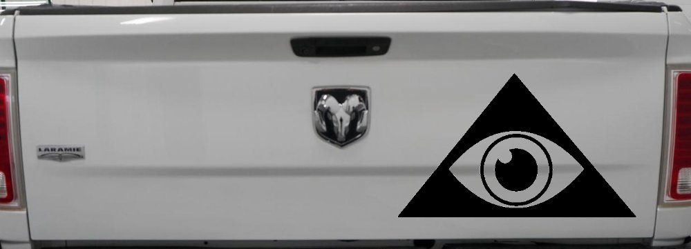 Illuminati Eye Car or Truck Window Decal Sticker