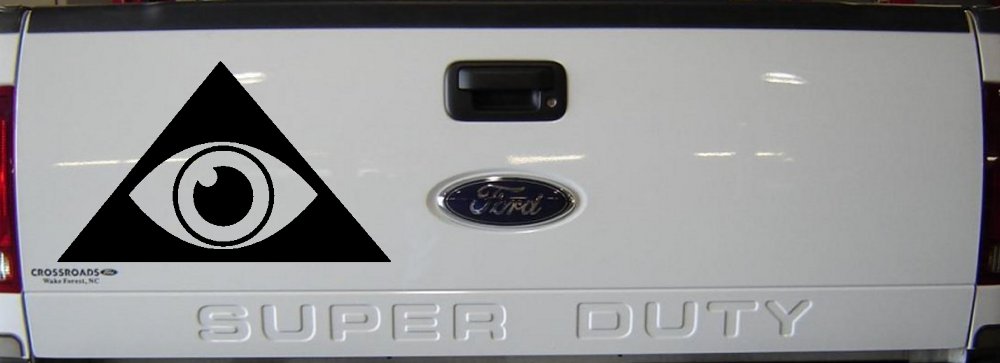 Illuminati Eye Car or Truck Window Decal Sticker