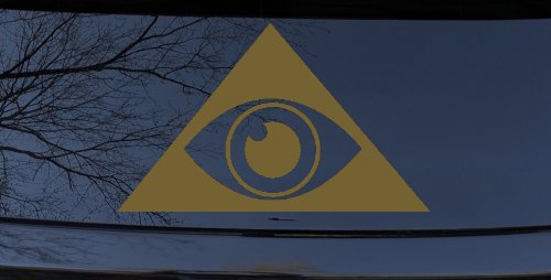Illuminati Eye Car or Truck Window Decal Sticker
