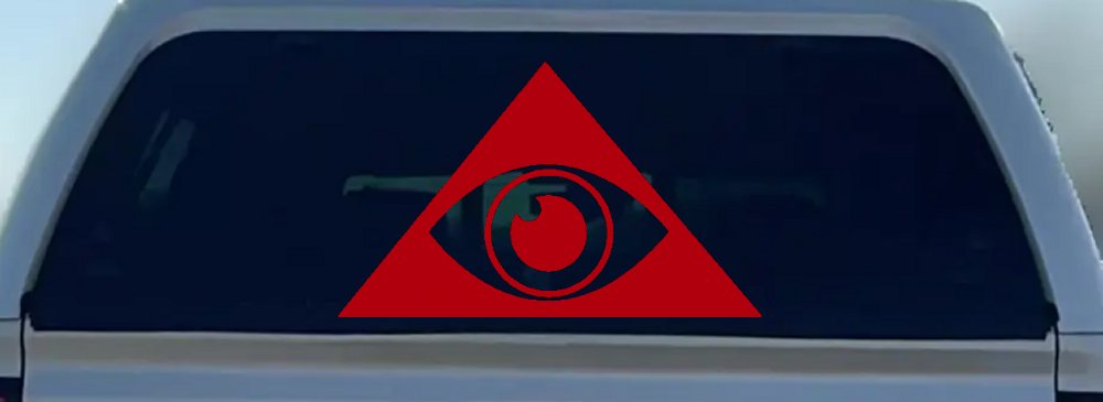 Illuminati Eye Car or Truck Window Decal Sticker