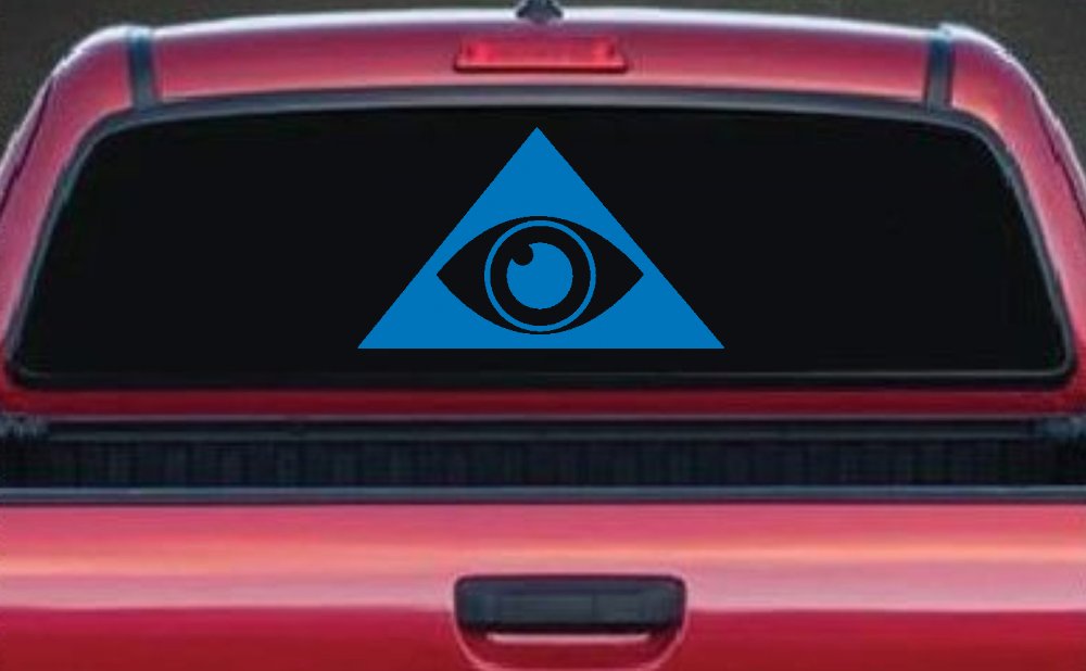 Illuminati Eye Car or Truck Window Decal Sticker