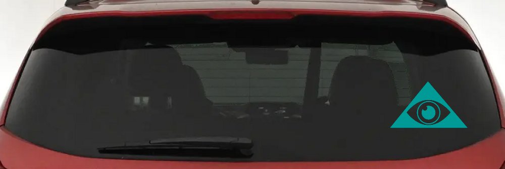 Illuminati Eye Car or Truck Window Decal Sticker (Turquoise)