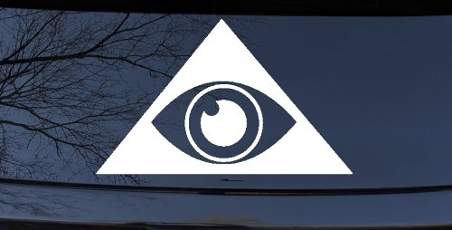 Illuminati Eye Car or Truck Window Decal Sticker