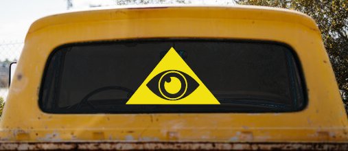 Illuminati Eye Car or Truck Window Decal Sticker