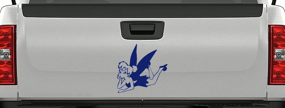 Tinkerbell Tinker Bell Laying Fairy Tale Cartoons Car or Truck Window Decal Sticker