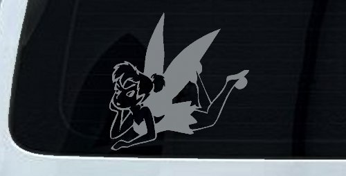 Tinkerbell Tinker Bell Laying Fairy Tale Cartoons Car or Truck Window Decal Sticker