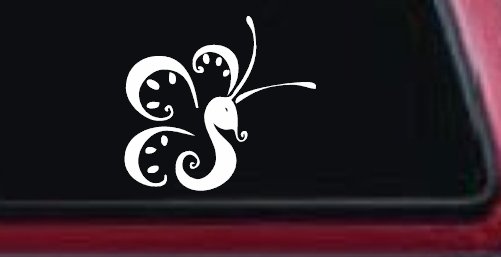 Tribal Butterfly Butterflies Car or Truck Window Decal Sticker
