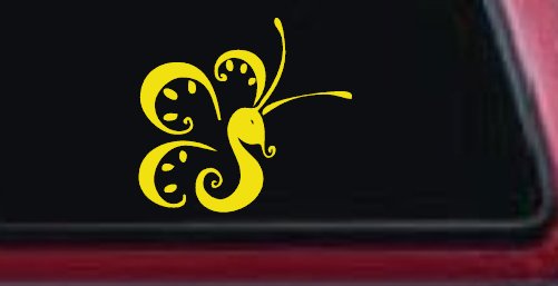 Tribal Butterfly Butterflies Car or Truck Window Decal Sticker