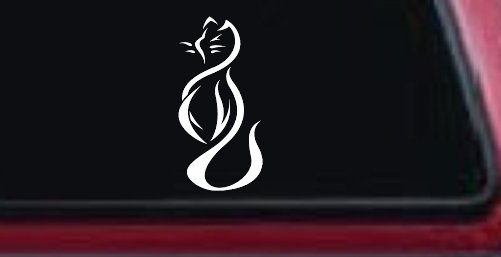 Tribal Cat Animals Car or Truck Window Decal Sticker