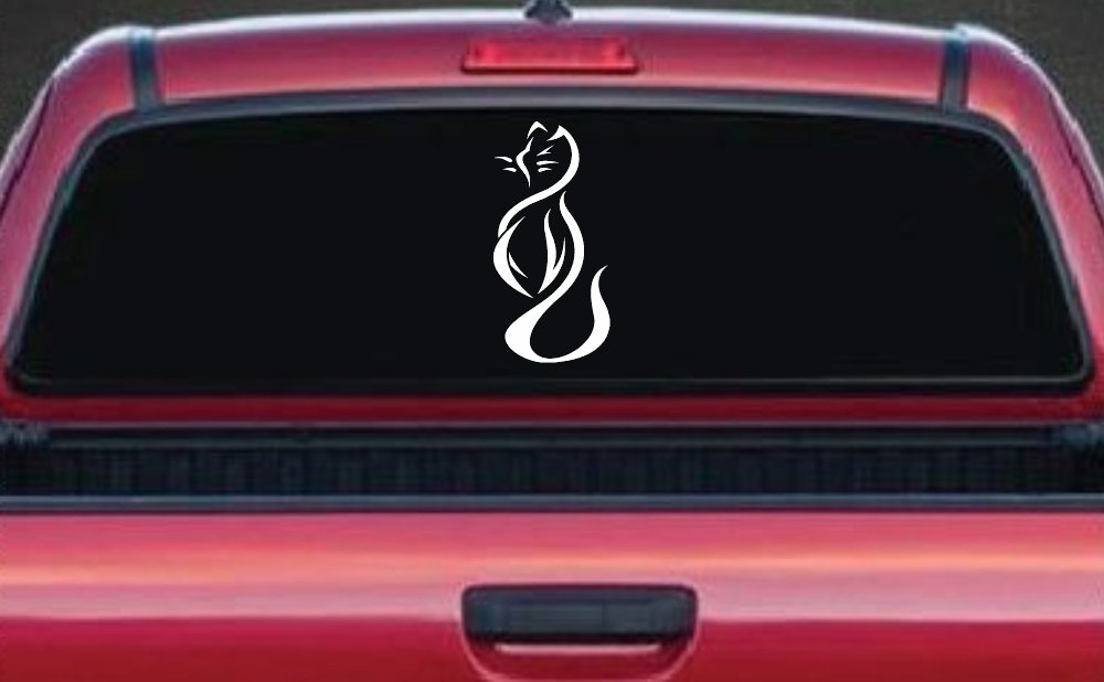 Tribal Cat Animals Car or Truck Window Decal Sticker