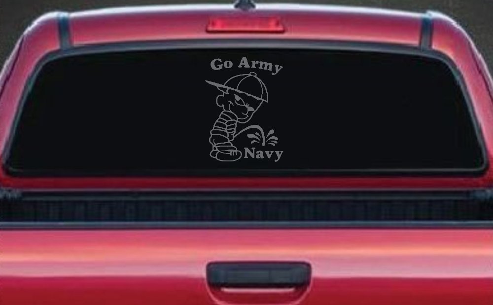 Go Army Pee On Navy College Car or Truck Window Decal Sticker