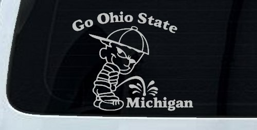 Go Ohio State Pee On Michigan Car or Truck Window Decal Sticker