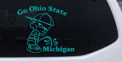 Go Ohio State Pee On Michigan Car or Truck Window Decal Sticker