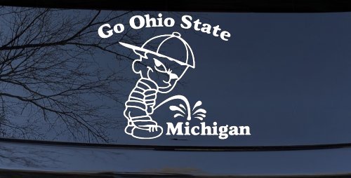 Go Ohio State Pee On Michigan Car or Truck Window Decal Sticker