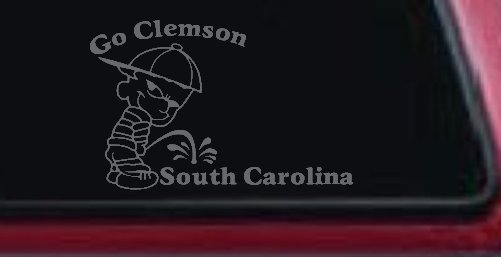 Go Clemson Pee on South Carolina Car or Truck Window Decal Sticker
