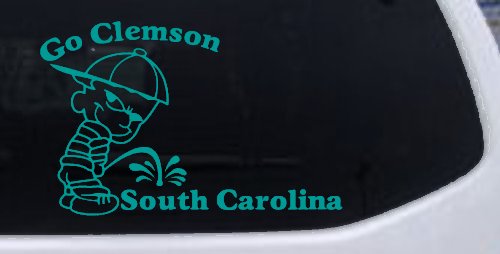 Go Clemson Pee on South Carolina Car or Truck Window Decal Sticker