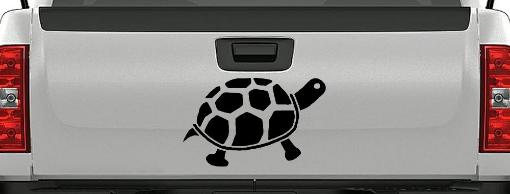 Turtle Car or Truck Window Decal Sticker (Black)